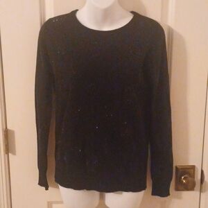 The Cashmere Project Black Crystal Skull Sweater, S NWT